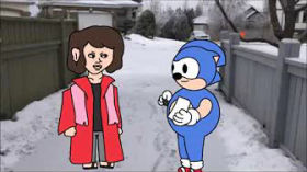 Ezra Miller Chokes Sonic the Hedgehog by Tamers12345